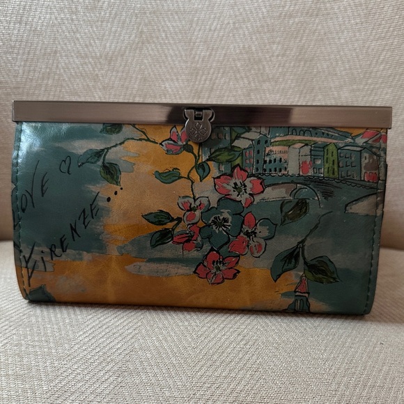 Patricia Nash Handbags - Patricia Nash Multicolor Floral Leather Large Wallet